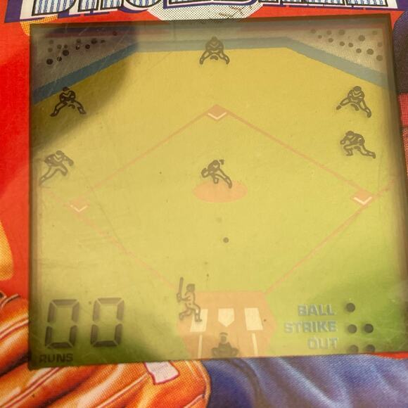 Vintage Tiger Electronics Handheld Baseball Game 1988 Toy Tested & Works - Picture 6 of 16